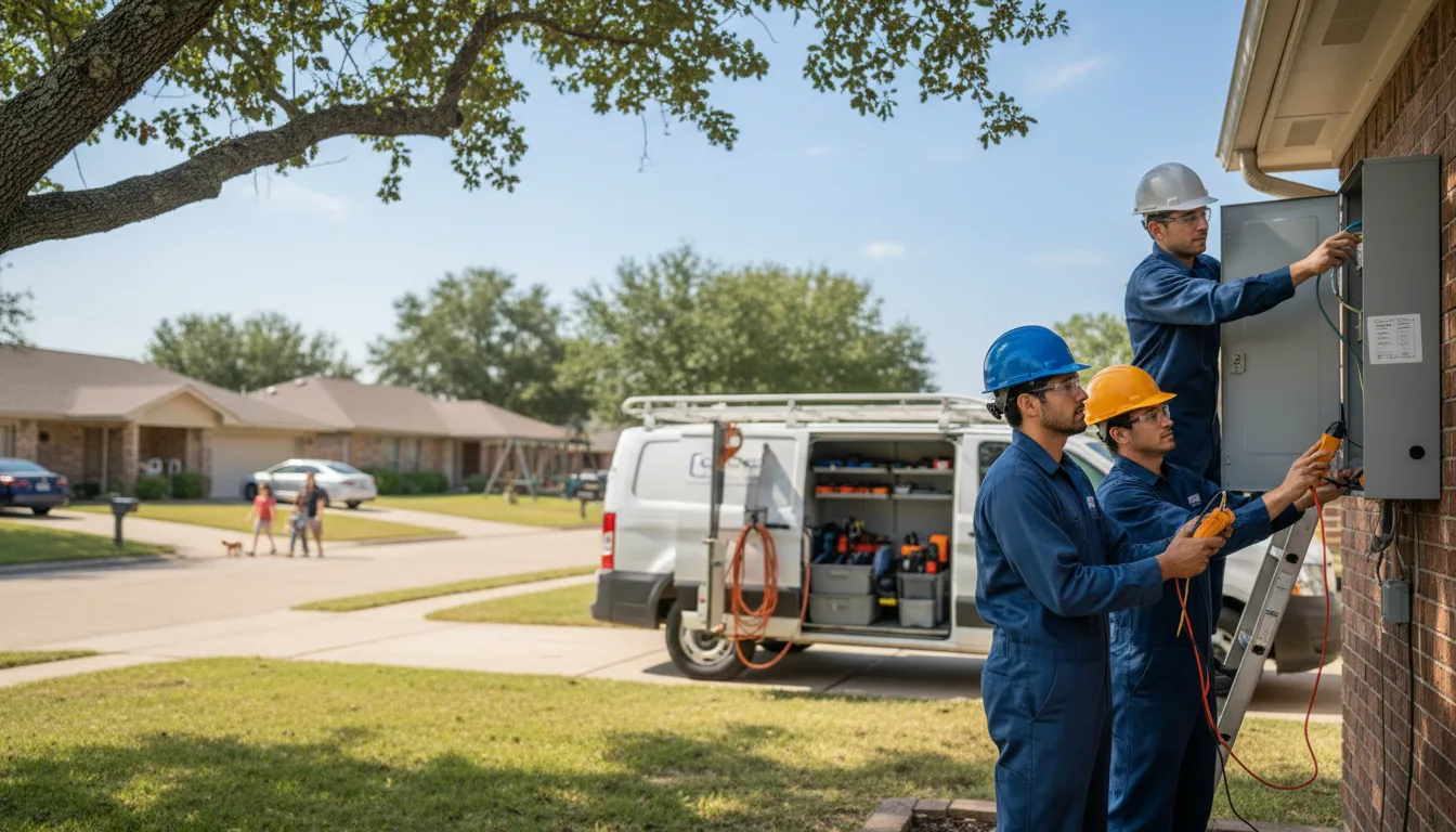 Certified electrician providing emergency electrical services in Junedale, PA